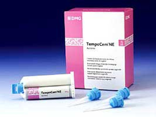 DMG TempoCemNE Zinc Oxide Non-Eugenol Automix Refill, Includes: (1) 25mL Cartridge, (40) Automix Tips DMG TempoCemNE Zinc Oxide Non-Eugenol Automix Refill, Includes: (1) 25mL Cartridge, (40) Automix Tips