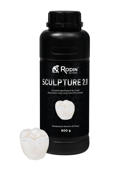 Pac-Dent Rodin Sculpture 2.0 Ceramic Nanohybrid, Shade C4, 600g/Bottle, 1200g MOQ