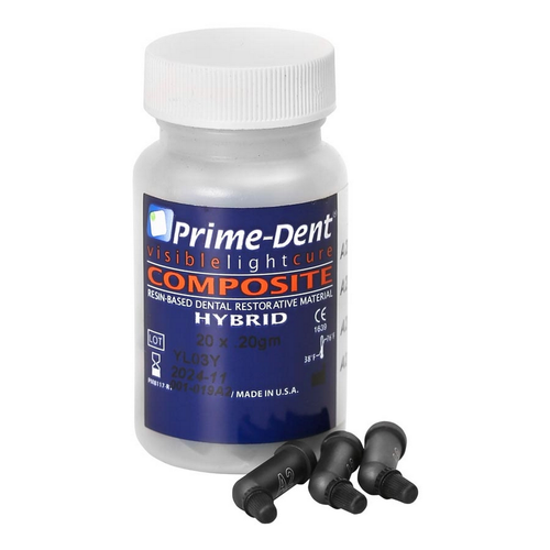 Prime-Dent VLC Hybrid Composite 0.2 Compules, 20/pk, C3