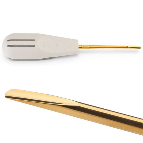 Directa Luxator Titanium Periotome, 3mm, Straight Blade, Grey, ea