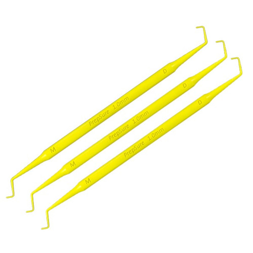 Directa ContacEZ PrepSure Classic Colors Crown Prep Guide, Yellow, 1.0mm, 3/pk Directa ContacEZ PrepSure Classic Colors Crown Prep Guide, Yellow, 1.0mm, 3/pk