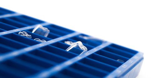 Directa FullForm Transparent Peel Off Crown Forms Refill, C-Coding System, L-1, 609610, 5/pk