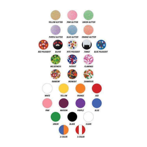 Keystone ProForm Dual-color Mouthguard Laminate, Black/Red, 120mm Round, .160 Thickness, 12/pk