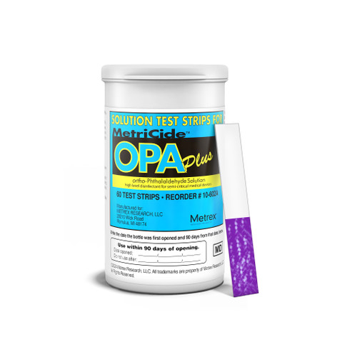 Metrex MetriCide OPA Plus Solution Test Strips, 60/bt Metrex MetriCide OPA Plus Solution Test Strips, 60/bt