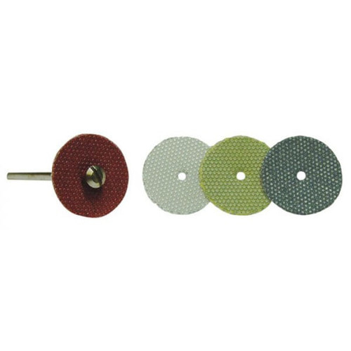 Keystone Flexis Diamond Disc, Assorted, with 1 Mandrel, 8/pk