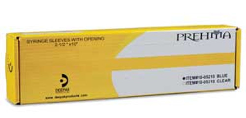 Keystone Prehma Air/Water Syringe Sleeve, Blue, 2.5"x10", with Pre-Cut Opening, 500/bx