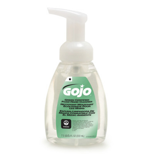 Gojo Green Certified Foam Hand Cleaner, 7½ fl oz Tabletop Bottle, 6/cs Gojo Green Certified Foam Hand Cleaner, 7½ fl oz Tabletop Bottle, 6/cs