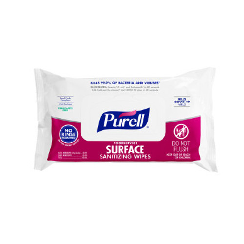 Gojo Purell® Foodservice Surface Disinfecting Wipes, 72ct Canister, 12can/ct Gojo Purell® Foodservice Surface Disinfecting Wipes, 72ct Canister, 12can/ct