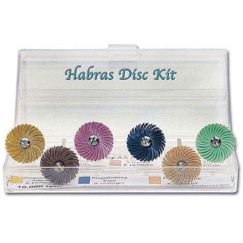 Keystone Hatho Habras Polishing Discs without Mandrel, Orange, 48/Pk