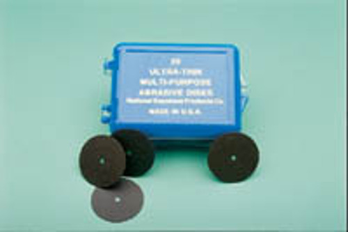 Keystone Ultra Thin Multipurpose Disc, Grey, 7/8" x .009" (22.2 x 0.22 mm), Silicon Carbide, 10,000-12,000 rpm, 25/bx