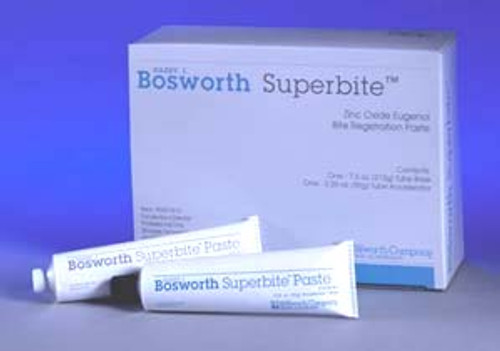 Keystone Superbite Z.O.E Bite Registration Paste with 1 minute in the mouth setting time, 7.5 oz. (212g) Tube Base and 3.25 oz. (92g) Tube Accelerator