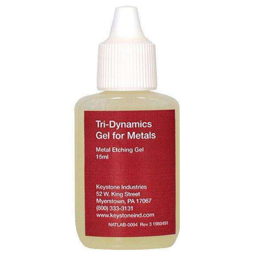 Keystone Tri-Dynamics Metal Etch Gel, 15ml Bottle Keystone Tri-Dynamics Metal Etch Gel, 15ml Bottle