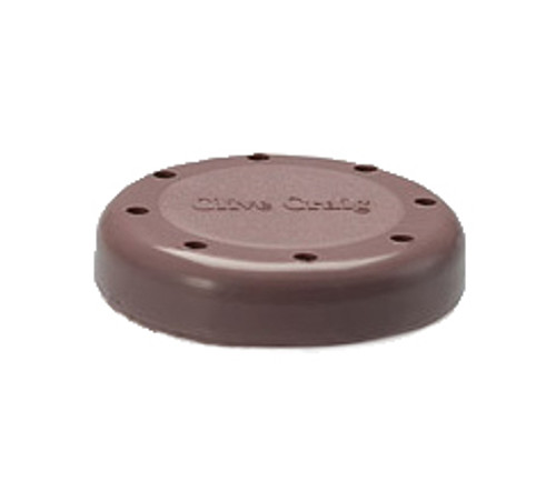 Kerr 8-Hole Bur Block, Round, Mauve, ea