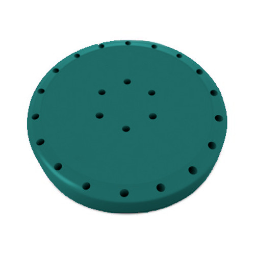 Kerr 24-Hole Bur Block, Round, Teal, ea