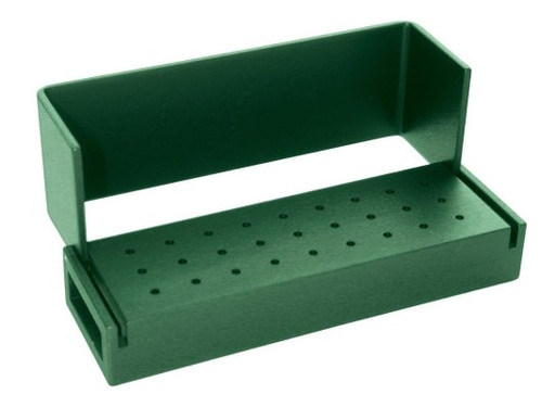 Kerr AXIS Bur Block, 27 FG Holes, Green, ea