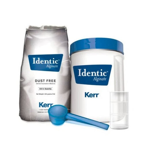 Kerr Identic Dust Free Alginate, Fast Set, 1lb/bg, 9bg/cs Kerr Identic Dust Free Alginate, Fast Set, 1lb/bg, 9bg/cs