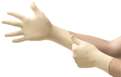 Ansell Microflex E-Grip Max Latex Powder-Free Exam Gloves Latex, X-Small (5½ - 6.0), 100/bx, 10 bx/cs