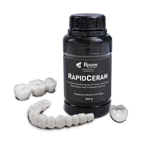 Pac-Dent Rodin RapidCeram, Shade A1, 300g Bottle