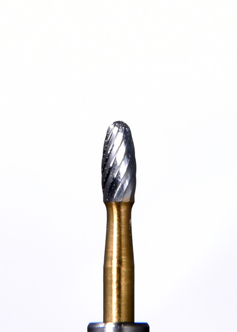 ODS Precision Laboratory Carbide Cutter Bur, 31P Coarse, 6.0 mm Head, Taper Fissure, Use on Acrylics, Ceramics and All Metals 1/ea