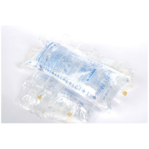B Braun Lactated Ringers Injection, 500 ml Plastic Bag, 24/cs