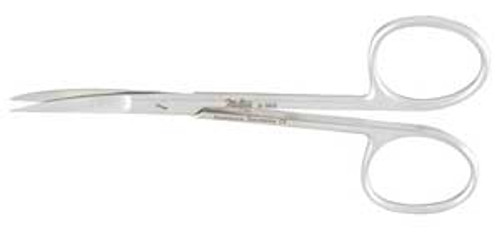 Miltex Iris Scissors, 4", Curved, Fine, Sharp Points, ea