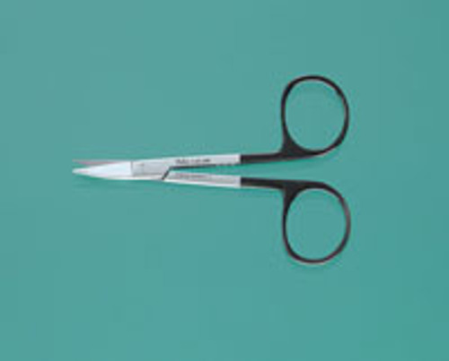Miltex Iris Scissors, 4-5/8", Supercut, Curved, ea
