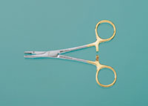 Miltex Olsen-Hegar Needle Holder, 5.5", Tungsten Carbide, Serrated, ea