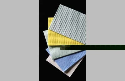 Tidi 3-Ply All Tissue Towel, 13" x 18", Blue, Latex Free (LF), 500/cs