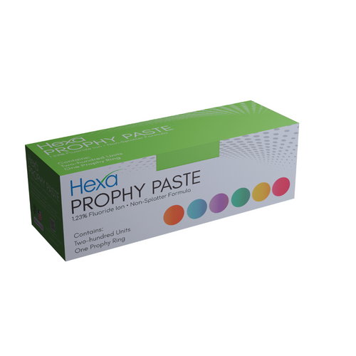 Hexa Prophy Paste, Splatter-Free,  Containing 1.23% Fluoride, Medium, Cherryl , 200/Pk