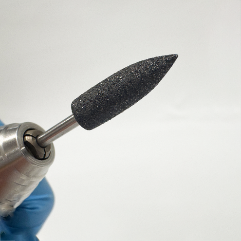 ODS Diamond Polisher Flame Tip for Ceramic Margin Trimming Dia 6*17 Coarse, ea