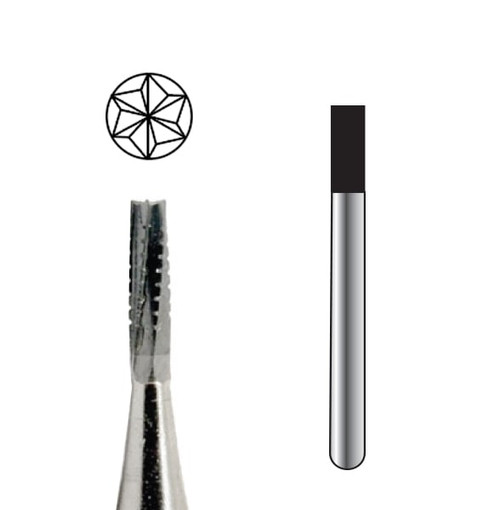 Pac-Dent Carbide Bur FGOS-560 Straight Fissure Crosscut, 10/pk