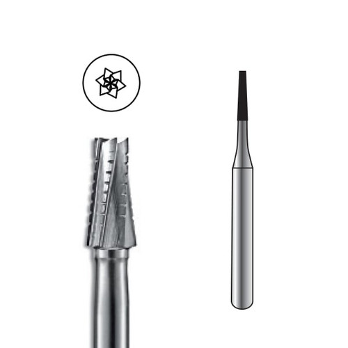 Pac-Dent Carbide Bur FGSS-699 Taper Fissure Crosscut, 10/pk