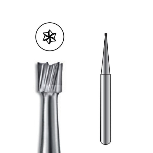 Pac-Dent Carbide Bur HP-331/2 Inverted Cone, 10/pk