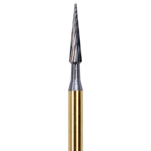 Pac-Dent Trimming & Finishing Carbide Bur FG-7612 12-Bladed, Friction Grip, 10/pk