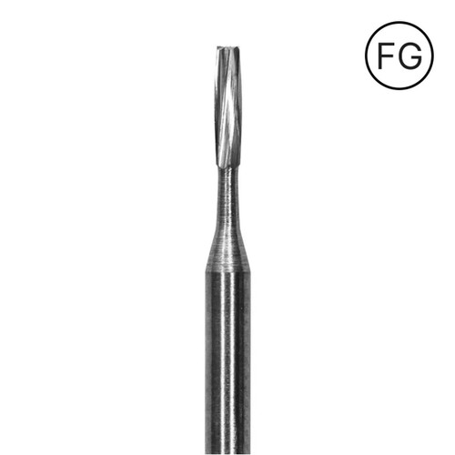 Pac-Dent Carbide Bur FG-56 Straight Fissure Plain, Clinic Pack, 100/pk