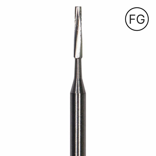 Pac-Dent Carbide Bur FG-699L Taper Fissure Crosscut, Clinic Pack, 100/pk