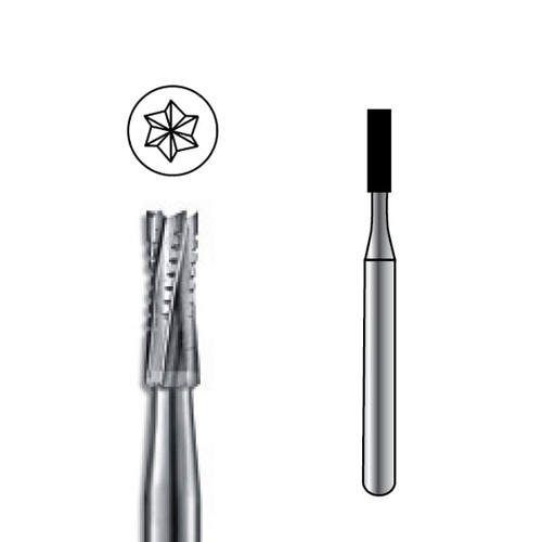 Pac-Dent Carbide Bur FGOS-558 Straight Fissure Crosscut, Clinic Pack, 100/pk