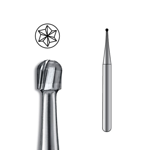 Pac-Dent Carbide Bur FGSS-1/2 Round, Clinic Pack, 100/pk