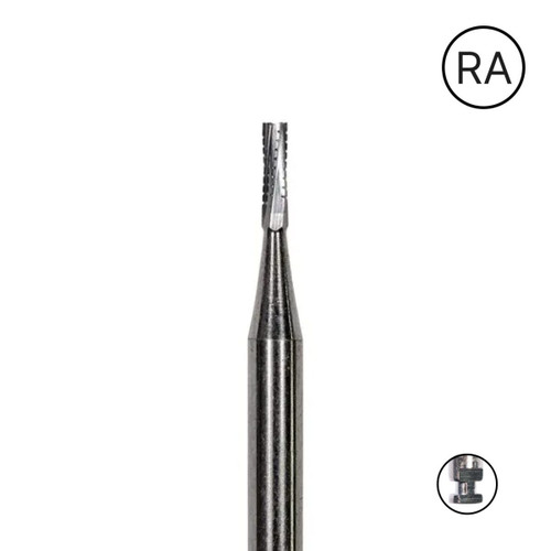 Pac-Dent Carbide Bur RA-557 Straight Fissure Crosscut Latch-Type, Clinic Pack, 100/pk