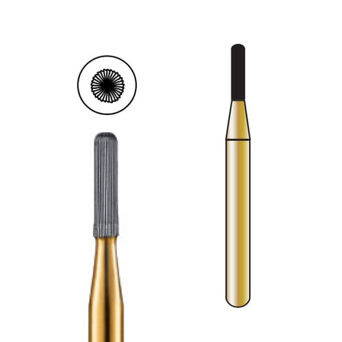 Pac-Dent Trimming & Finishing Carbide Bur FG-9561 Straight 30-Bladed, Clinic Pack, 100/pk