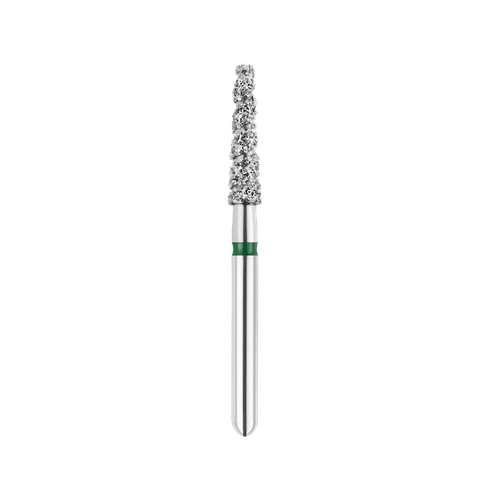 SpiralKool Diamond Turbo Cutting Bur 847T-018SC, Flat End Taper, Coarse, 5/pk