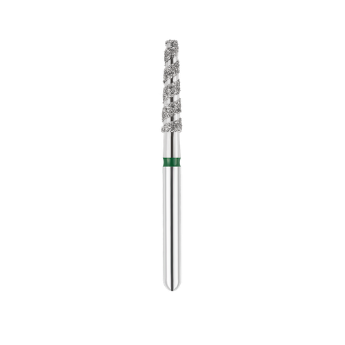 SpiralKool Diamond Turbo Cutting Bur 847T-019C, Flat End Taper, Super Coarse, 5/pk