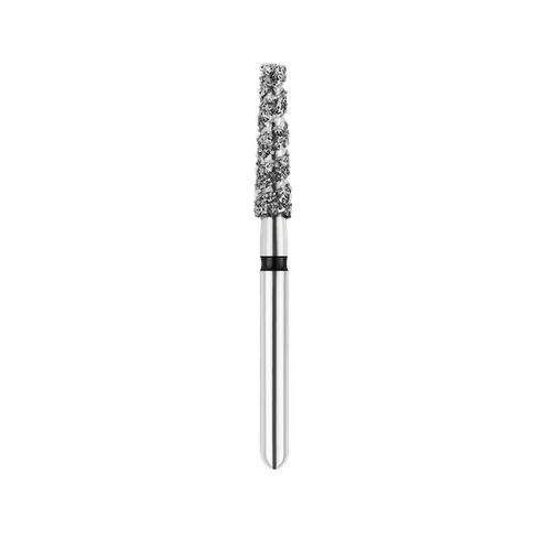 SpiralKool Diamond Turbo Cutting Bur 847T-020SC, Flat End Taper, Coarse, 5/pk