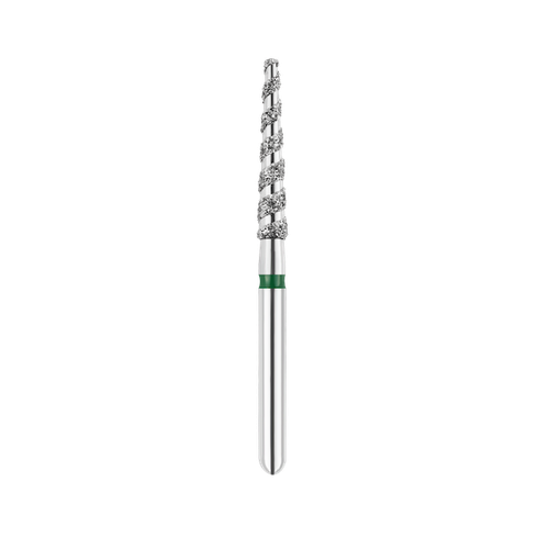 SpiralKool Diamond Turbo Cutting Bur 848T-018C, Flat End Taper, Coarse, 5/pk