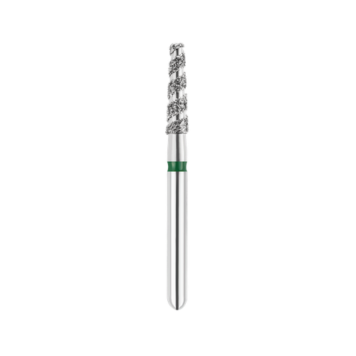 SpiralKool Diamond Turbo Cutting Bur 854T-018C, Round End Taper, Coarse, 5/pk