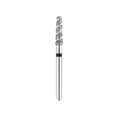 SpiralKool Diamond Turbo Cutting Bur 854T-018SC, Round End Taper, Super Coarse, 5/pk