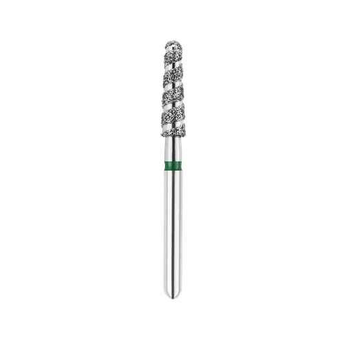 SpiralKool Diamond Turbo Cutting Bur 856T-023C, Round End Taper, Super Coarse, 5/pk