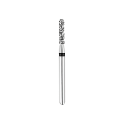 SpiralKool Diamond Turbo Cutting Bur 880T-012SC, Round End Cylinder, Coarse, 5/pk