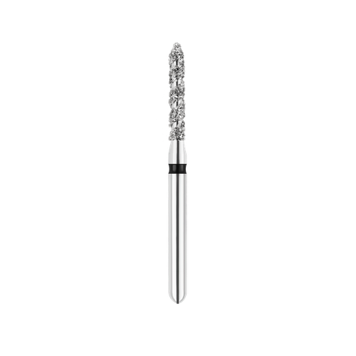 SpiralKool Diamond Turbo Cutting Bur 885T-012SC, Modified Beveled Flat Fissure, Coarse, 5/pk