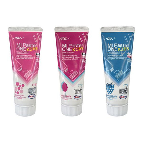 GC America MI Paste One Kid, Assorted, 46g, 35ml Tube, 10/bx